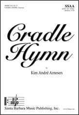 Cradle Hymn SSAA choral sheet music cover